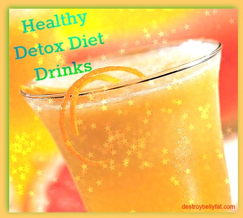 Rainbow detox drink
